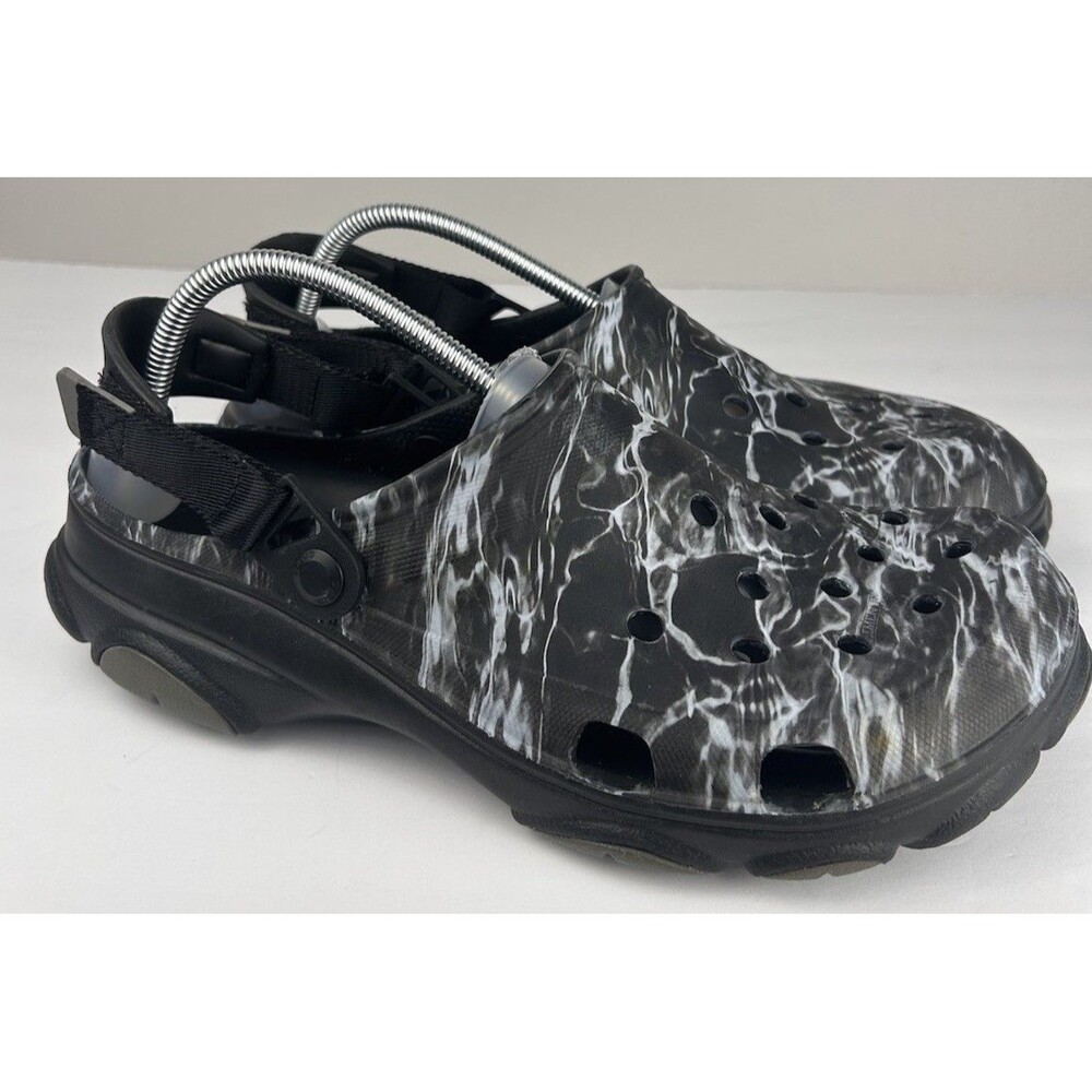 Crocs Classic All Terrain Clog Black Mossy Oak Elements Hunting Mens 13